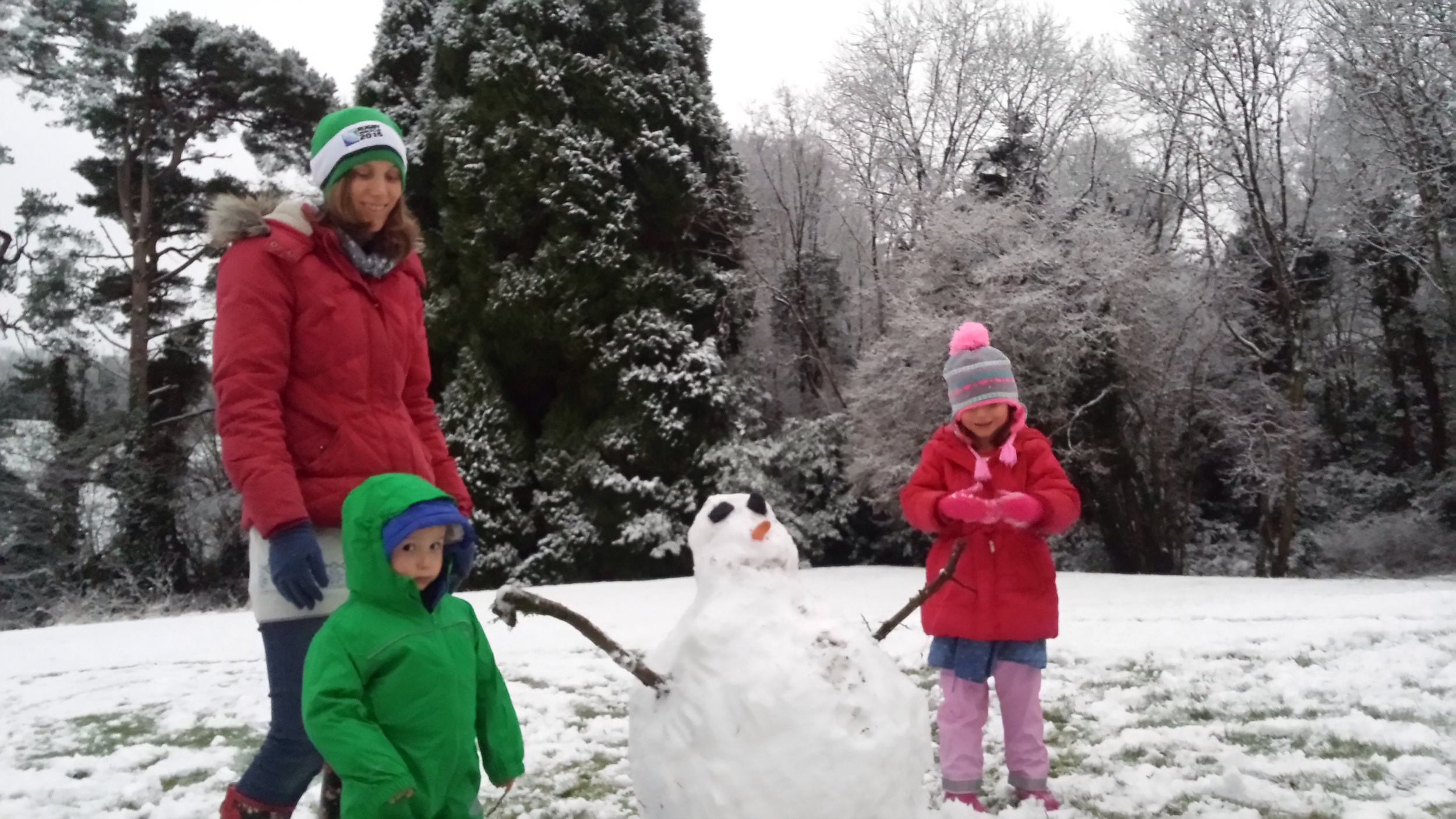 Enjoying the snow! 